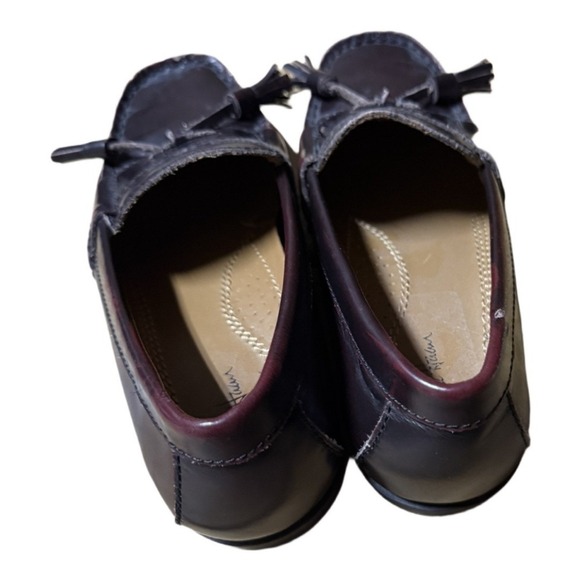 Cole Haan Young Men's Penny Loafer Style Shoes Deep Burgandy Brown Size 2 - Picture 3 of 7